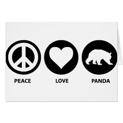 Peace Love Panda