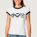 Peace Love Panda t-shirts by magarmor Peace Love Panda t-shirts