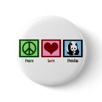 Peace Love Pandas Pin