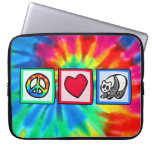 Peace, Love, Pandas Computer Sleeve