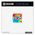 Peace, Love, Pandas iPod Nano 6G Decals