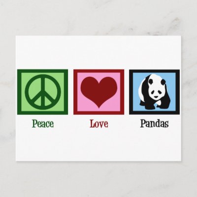 Peace Love Panda