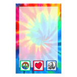 Peace, Love, Pandas Stationery