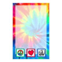 Peace, Love, Pandas Stationery