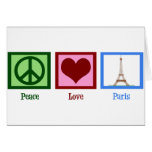 Peace Love Paris Card