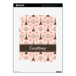 Peace Love Paris iPad 3 Skin