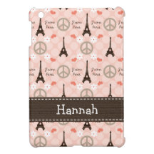 Peace Love Paris iPad Mini Cases