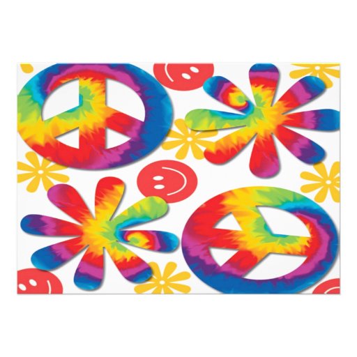 Peace, Love & Party Invitation
