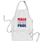 Peace Love Paul Apron