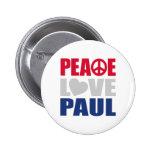 Peace Love Paul Button
