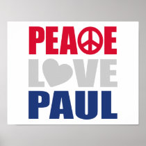 Peace Love Paul Posters