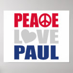 Peace Love Paul Posters