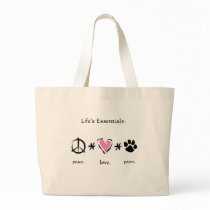 Peace * Love * Paws Bag by DanyaSteele Peace * Love * Paws Bag