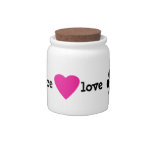 Peace Love Paws Dog Treat Candy Dishes
