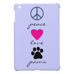 Peace Love Paws iPad Mini Case