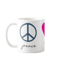 Peace Love Paws Coffee Mugs