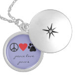 Peace Love Paws Pendants