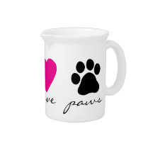Peace Love Paws Pitcher