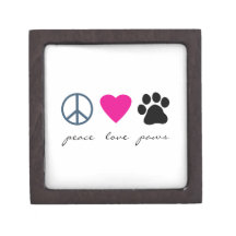 Peace Love Paws Premium Trinket Boxes