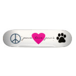 Peace Love Paws Skate Board Decks
