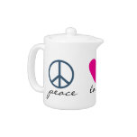 Peace Love Paws Teapot