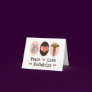 Peace Love Pediatrics Pediatrician Blank Note Card