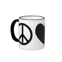 Peace, Love & Pelicans Mug
