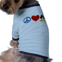 Peace Love Penguin Baby T-shirts, Mugs pet clothing by PeaceLoveMore Peace Love Penguin Baby T-shirts, Mugs pet clothing