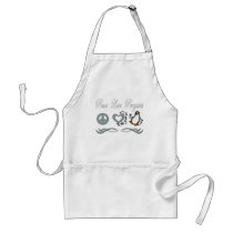 Peace Love Penguins aprons by FracturedTees Peace Love Penguins aprons