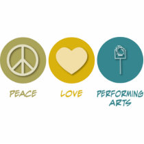 Peace Love Performing Arts photo sculptures