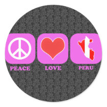 Peace Love Peru stickers by coolcountry Peace Love Peru stickers