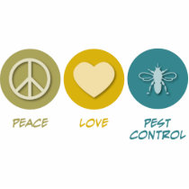 Peace Love Pest Control photo sculptures by 1000suns Peace Love Pest Control photo sculptures