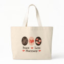 Peace Love Pharmacy Tote Bag