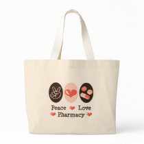 Peace Love Pharmacy Tote Bag