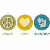 Peace Love Philosophy photo sculptures
