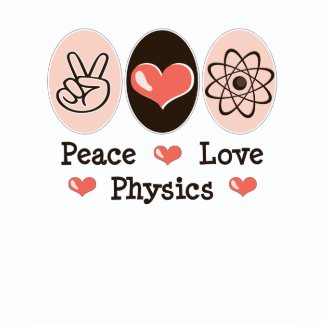 Peace Love Physics Baby Long Sleeve T shirt shirt