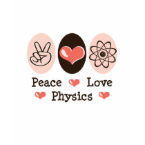 Peace Love Physics Long Sleeve Tee t-shirts