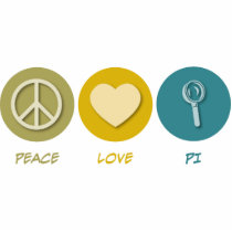 Peace Love PI photo sculptures