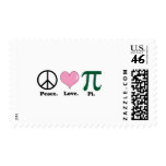 peace love pi postage