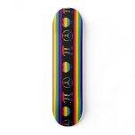 Peace, Love, Pi Custom Skate Board