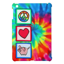Peace, Love, Pigs Cover For The iPad Mini