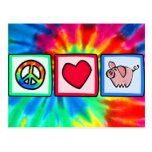 Peace, Love, Pigs Post Cards