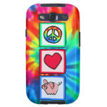 Peace, Love, Pigs Samsung Galaxy S3 Cases