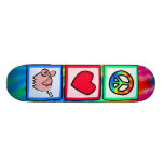 Peace, Love, Pigs Skate Decks