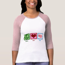 Peace Love Pigs Tee Shirt