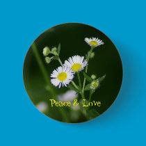 Peace & Love Pin buttons