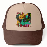 Peace Love Pinball Hat