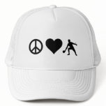 Peace Love Ping Pong hats