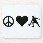 Peace Love Ping Pong Mousepads