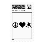 Peace Love Ping Pong Stamp